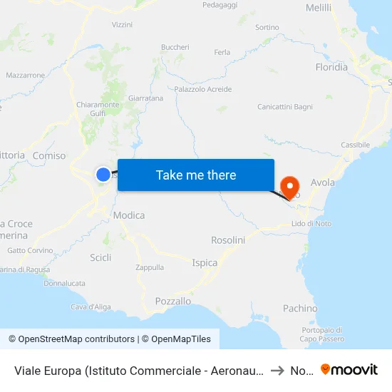 Europa Avenue (Commercial - Aeronautical Institute) to Noto map