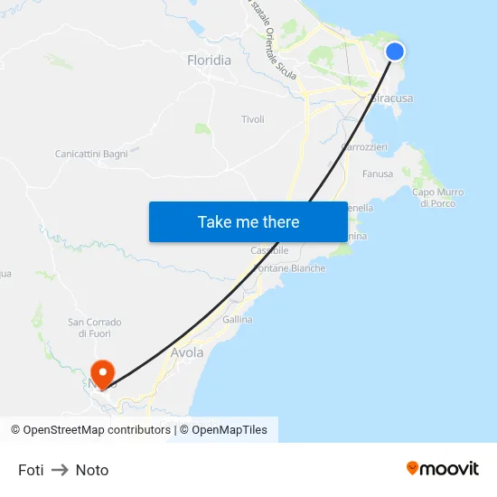 Foti to Noto map