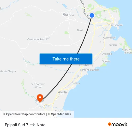 South Epipoli 7 to Noto map