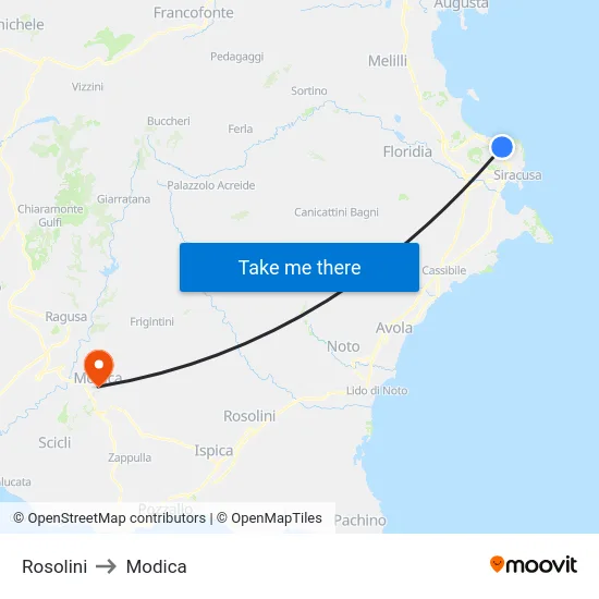 Rosolini to Modica map