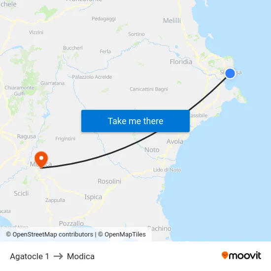 Agatocle 1 to Modica map