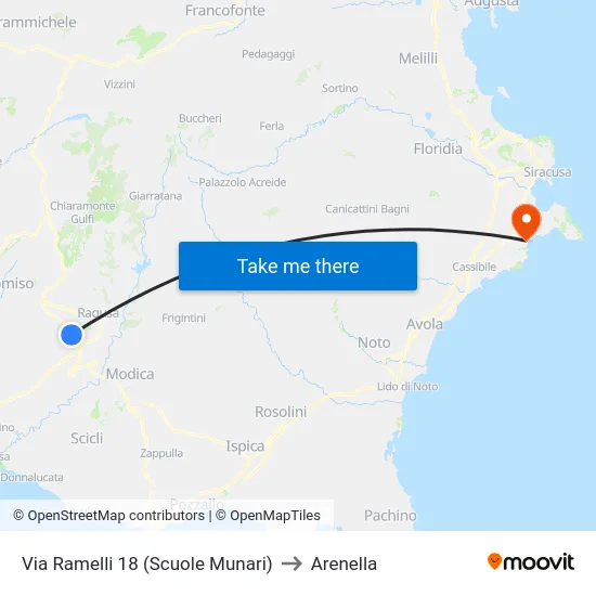 Via Ramelli 18 (Scuole Munari) to Arenella map