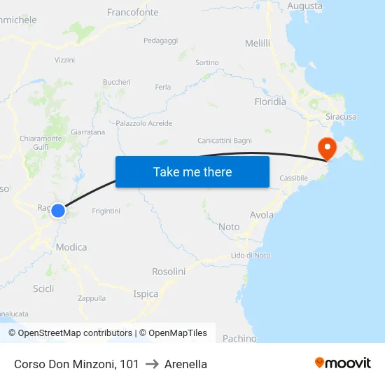 Corso Don Minzoni, 101 to Arenella map