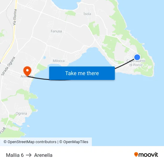 Mallia 6 to Arenella map