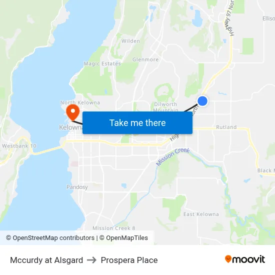 Mccurdy at Alsgard to Prospera Place map