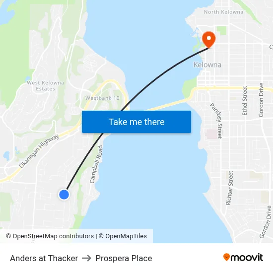 Anders at Thacker to Prospera Place map