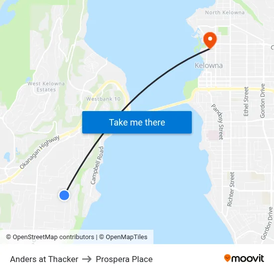 Anders at Thacker to Prospera Place map
