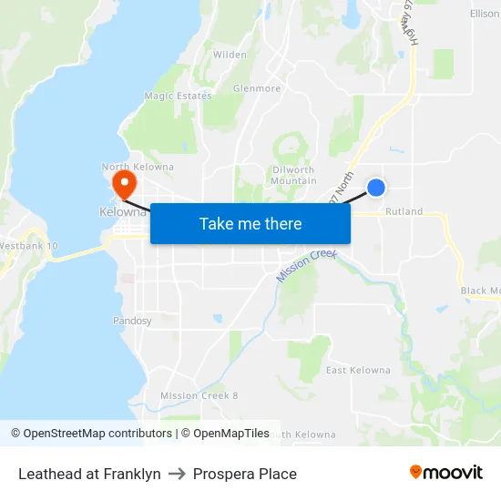 Leathead at Franklyn to Prospera Place map