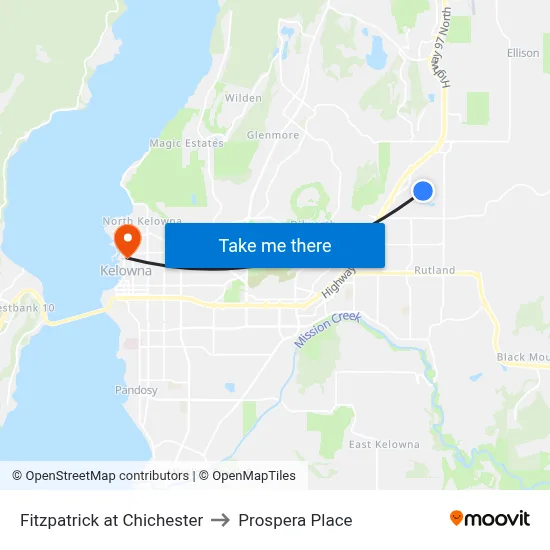 Fitzpatrick at Chichester to Prospera Place map