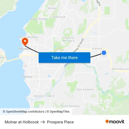 Molnar at Holbrook to Prospera Place map