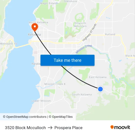 3520 Block Mcculloch to Prospera Place map