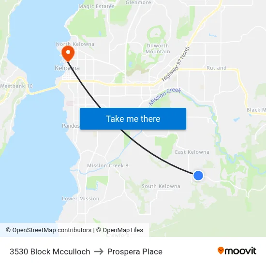 3530 Block Mcculloch to Prospera Place map