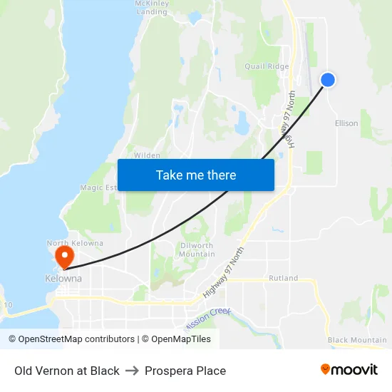 Old Vernon at Black to Prospera Place map