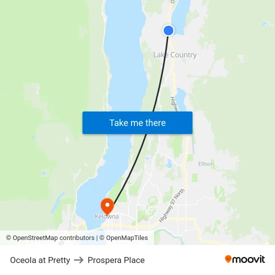 Oceola at Pretty to Prospera Place map