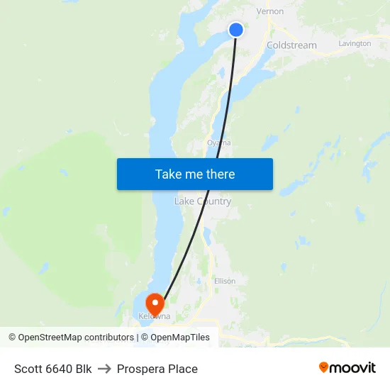 Scott 6640 Blk to Prospera Place map