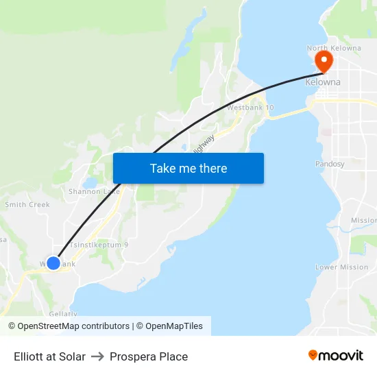 Elliott at Solar to Prospera Place map