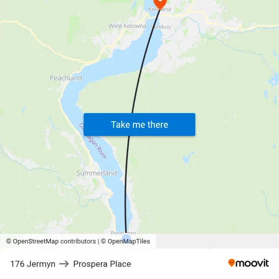 176 Jermyn to Prospera Place map