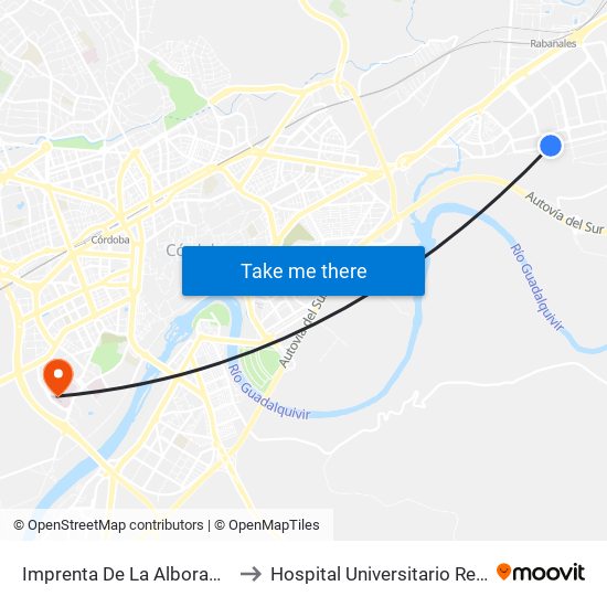 Imprenta De La Alborada (Deza) to Hospital Universitario Reina Sofía map