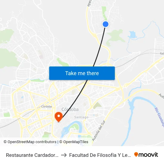 Restaurante Cardador Dc to Facultad De Filosofía Y Letras map