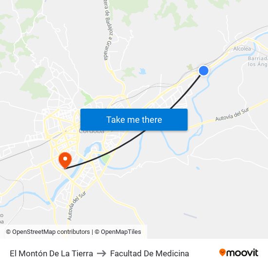 El Montón De La Tierra to Facultad De Medicina map