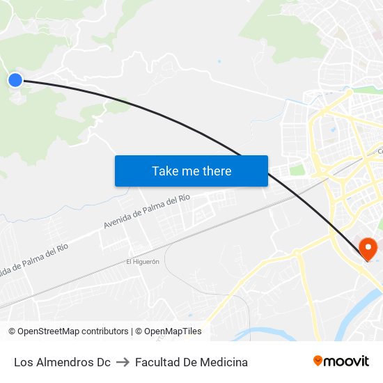 Los Almendros Dc to Facultad De Medicina map