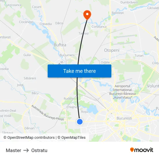 Master to Ostratu map