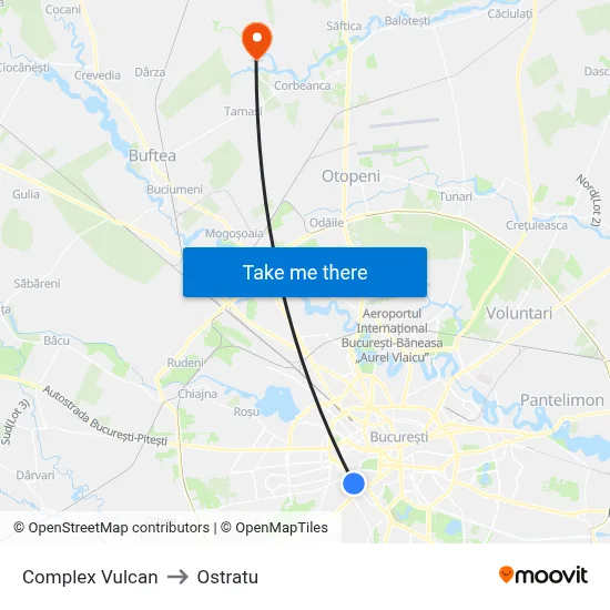 Complex Vulcan to Ostratu map