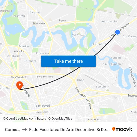 Cornisor to Fadd Facultatea De Arte Decorative Si Design map