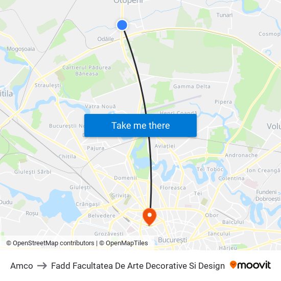 Amco to Fadd Facultatea De Arte Decorative Si Design map