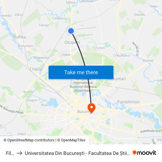 Filan to Universitatea Din București - Facultatea De Științe Politice map