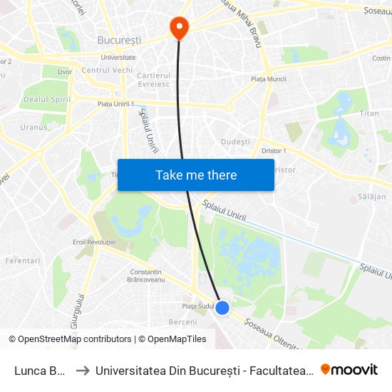 Lunca Barzesti to Universitatea Din București - Facultatea De Științe Politice map