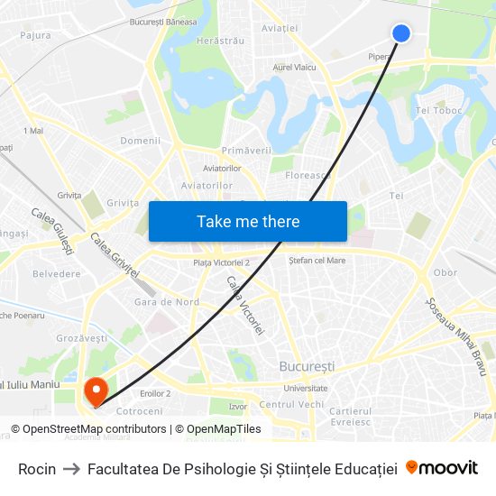 Rocin to Facultatea De Psihologie Și Științele Educației map