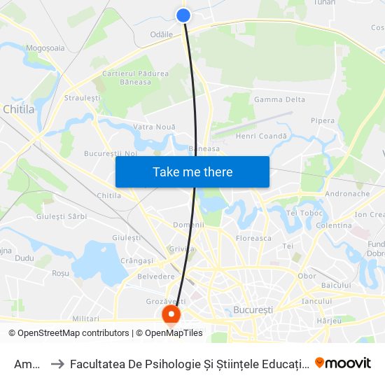 Amco to Facultatea De Psihologie Și Științele Educației map