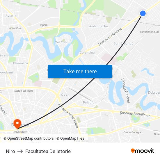 Niro to Facultatea De Istorie map