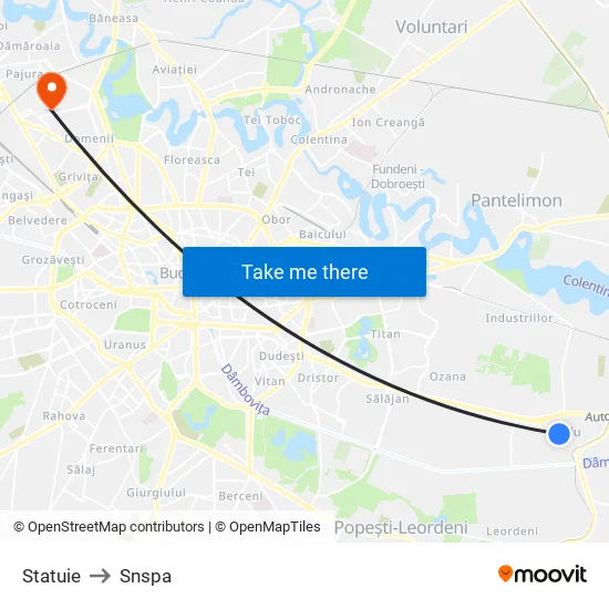 Statuie to Snspa map