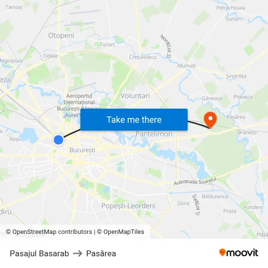 Pasajul Basarab to Pasărea map