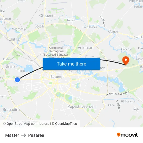 Master to Pasărea map