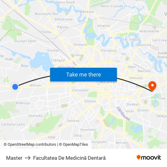 Master to Facultatea De Medicină Dentară map