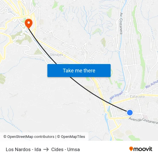 Los Nardos - Ida to Cides - Umsa map