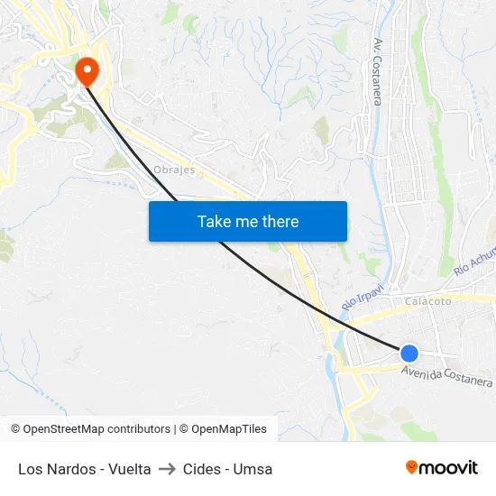 Los Nardos - Vuelta to Cides - Umsa map