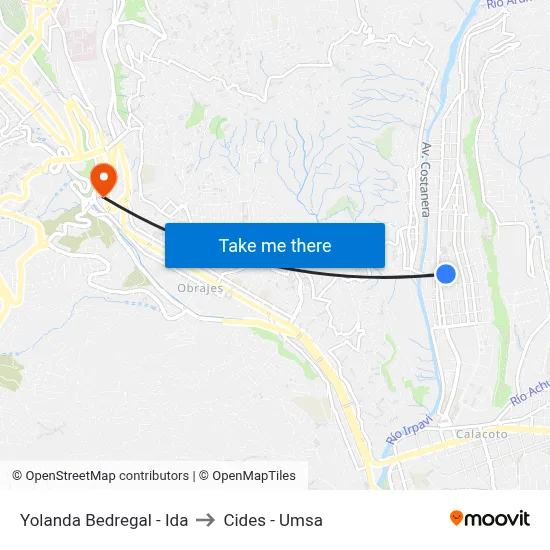 Yolanda Bedregal - Ida to Cides - Umsa map
