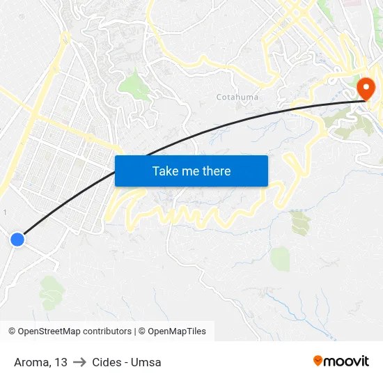 Aroma, 13 to Cides - Umsa map