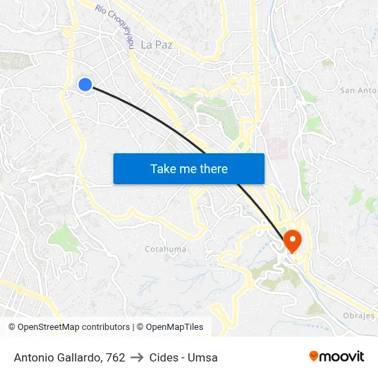 Antonio Gallardo, 762 to Cides - Umsa map