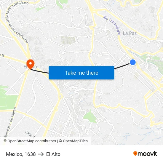 Mexico, 1638 to El Alto map