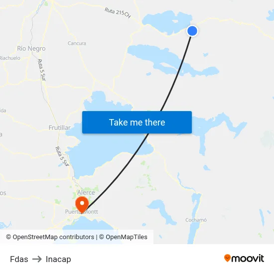 Fdas to Inacap map