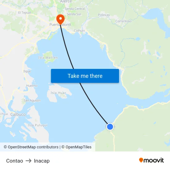 Contao to Inacap map