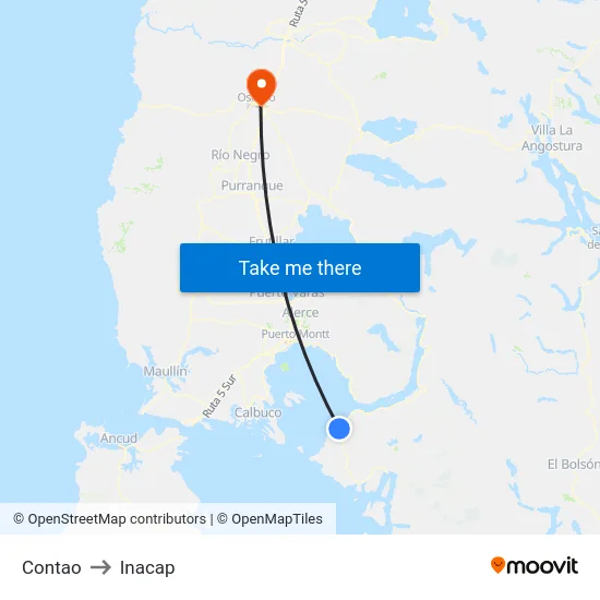 Contao to Inacap map