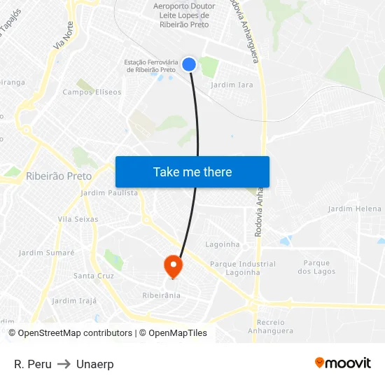 R. Peru to Unaerp map