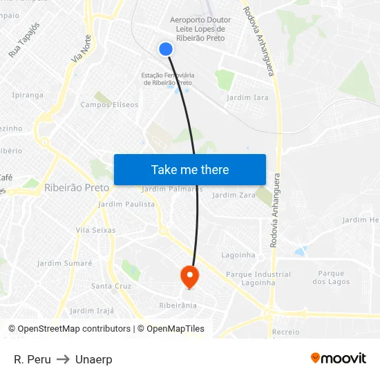 R. Peru to Unaerp map