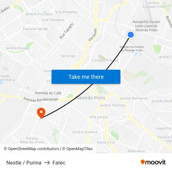 Nestle / Purina to Fatec map